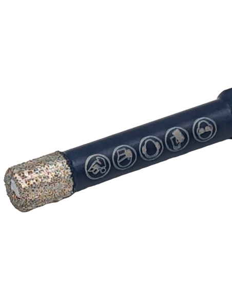 Koronka diamentowa do płytek Nozar o średnicy 8mm.