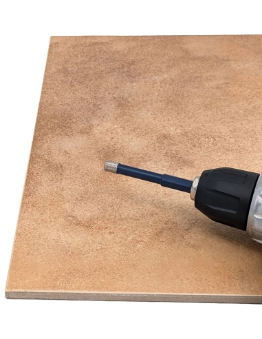 Koronka diamentowa do płytek Nozar o średnicy 8mm. Do wiercenia na sucho przy użyciu wiertarki lub wkrętarki bez użycia udaru.