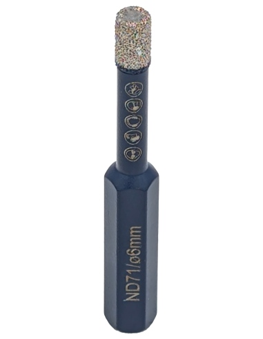 Koronka diamentowa do płytek Nozar o średnicy 6mm.
