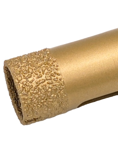 Koronka do gresu Nozar o średnicy 22mm do wiercenia na sucho przy użyciu szlifierki kątowej.