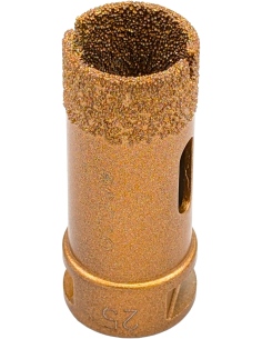 Koronka do gresu Nozar o średnicy 25mm do wiercenia na sucho przy użyciu szlifierki kątowej. 2