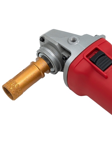 Koronka do gresu Nozar o średnicy 25mm do wiercenia na sucho przy użyciu szlifierki kątowej.