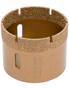 Koronka do gresu Nozar o średnicy 65mm do wiercenia na sucho przy użyciu szlifierki kątowej. 2