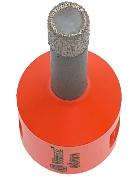 Nasyp diamentowy koronki do gresu Wertec Matrix o średnicy 8mm.