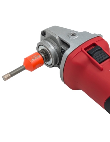 Koronka do gresu Wertec Matrix o średnicy 8mm do wiercenia na sucho przy użyciu szlifierki kątowej. Koronka do gresu Wertec Matrix o średnicy 8mm do wiercenia na sucho przy użyciu szlifierki kątowej.