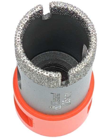 Nasyp diamentowy koronki do gresu Wertec Matrix o średnicy 25mm.