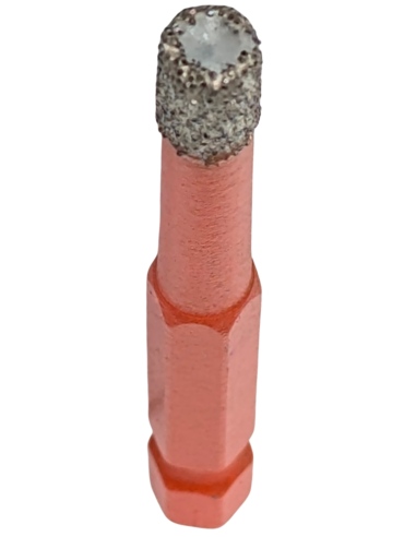 Koronka diamentowa do płytek Wertec o średnicy 6mm.