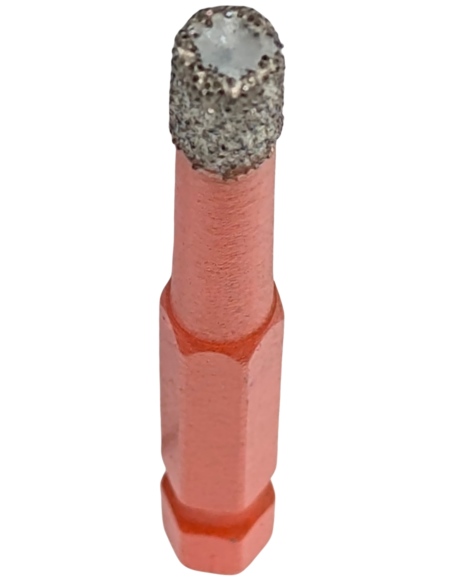 Koronka diamentowa do płytek Wertec o średnicy 6mm.