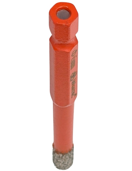 Koronka diamentowa do płytek Wertec o średnicy 6mm.