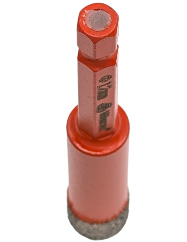Koronka diamentowa do płytek Wertec o średnicy 12mm.