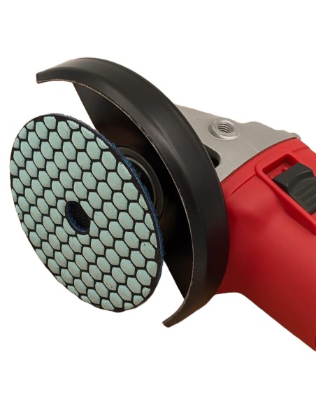 Dysk polerski do polerowania i szlifowania gresu przy użyciu szlifierki kątowej  Wertec 100mm - gradacja 50.