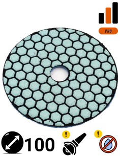 Dysk polerski do polerowania i szlifowania gresu Wertec 100mm - gradacja 50