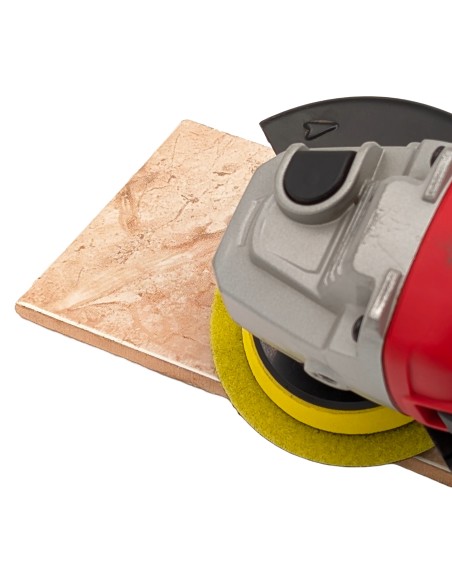 Dysk polerski do polerowania i szlifowania gresu przy użyciu szlifierki kątowej  Wertec 100mm - gradacja 100.