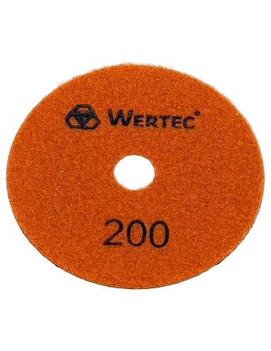 Dysk polerski do polerowania i szlifowania gresu Wertec 100mm - gradacja 200