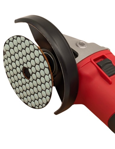 Dysk polerski do polerowania i szlifowania gresu przy użyciu szlifierki kątowej  Wertec 100mm - gradacja 200.