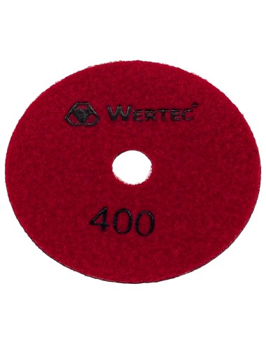 Dysk polerski do polerowania i szlifowania gresu Wertec 100mm - gradacja 400