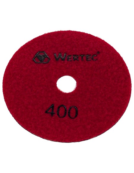 Dysk polerski do polerowania i szlifowania gresu Wertec 100mm - gradacja 400