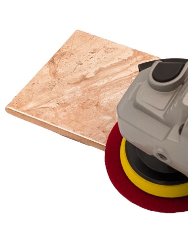Dysk polerski do polerowania i szlifowania gresu przy użyciu szlifierki kątowej  Wertec 100mm - gradacja 400.