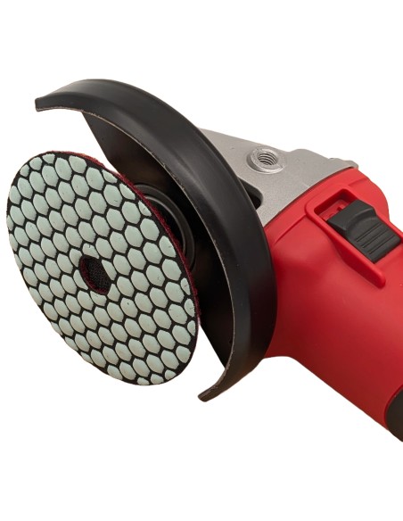 Dysk polerski do polerowania i szlifowania gresu przy użyciu szlifierki kątowej  Wertec 100mm - gradacja 400.